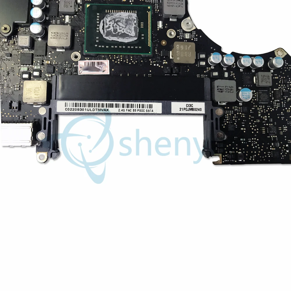 shenyan 820-2936-B 2011 A1278 Motherboard for Macbook Pro 13.3&quot i5 2.4 GHZ EMC 2419 2555 MD313xx/A MC700xx/A logic board | Компьютеры