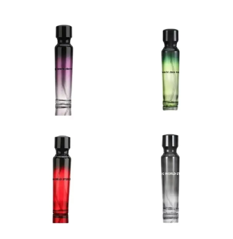 

120ml green/purple/red/black glass bottle with press pump for lotion/emulsion/serum/essence/foundation/skin care cosmetic packin