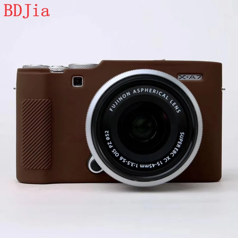Высококачественный силиконовый чехол-сумка для камеры Fujifilm X-A7 XA7 в 9 цветах