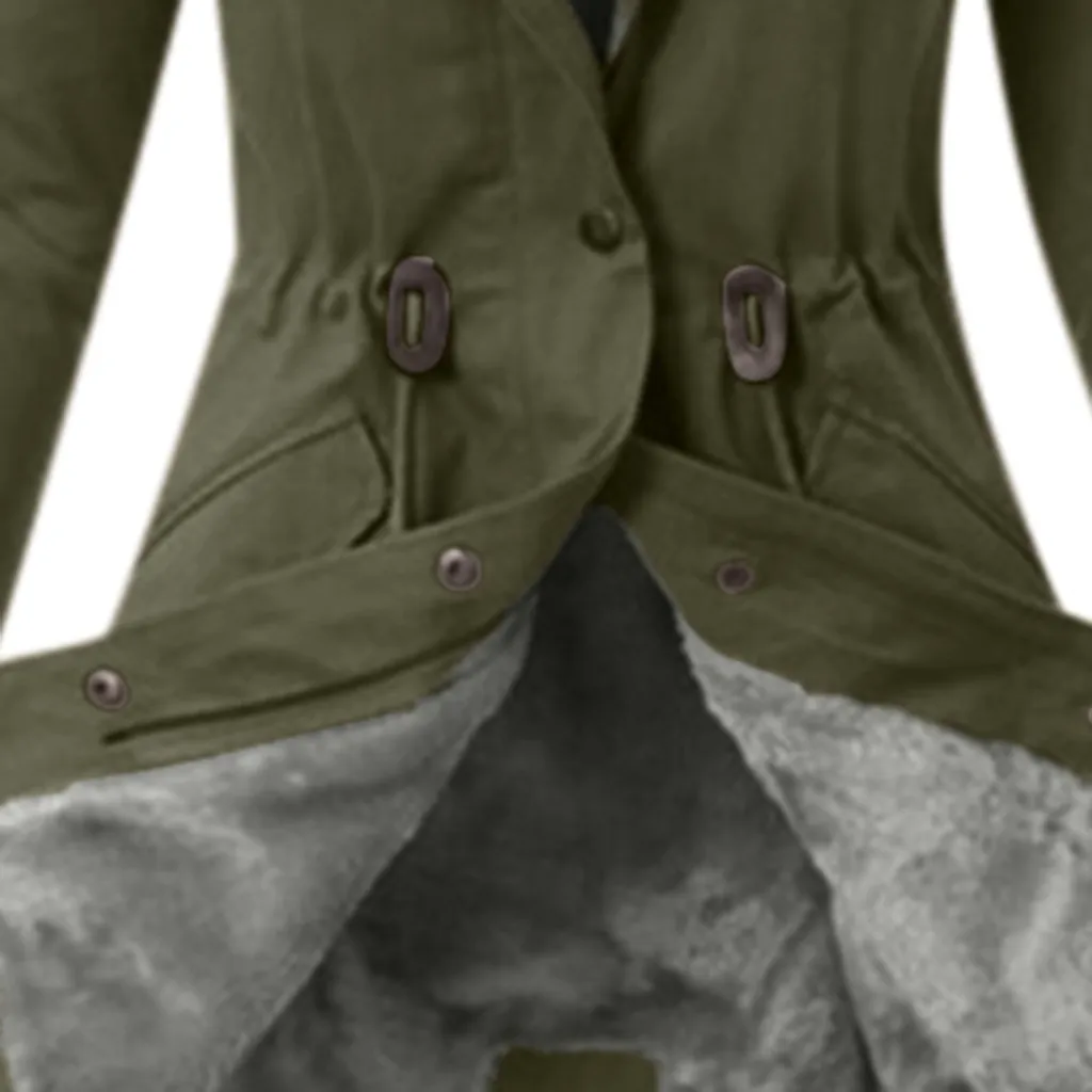 Женская верхняя одежда пальто Женское с меховой подкладкой зимняя теплая