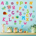 Пазлы для раннего развития, настенные Стикеры с английским алфавитом для детей, креативное художественное украшение для спальни