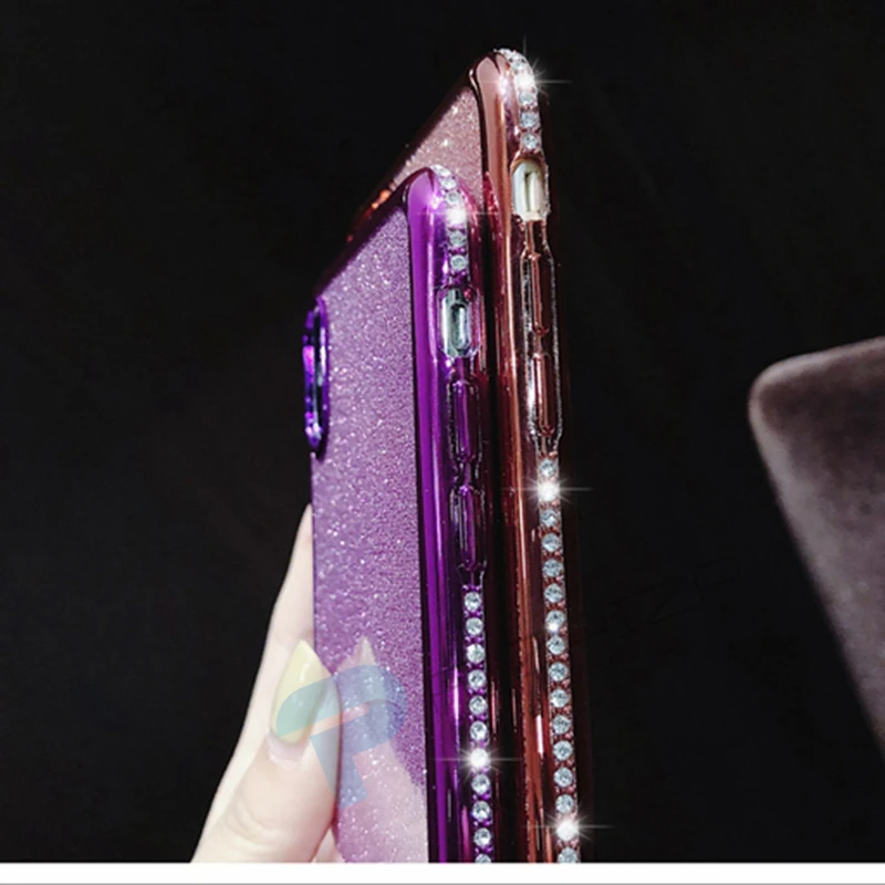 Блестящий чехол для Huawei P40 Lite E P30 Pro P20 P Smart Plus 2019 Z 2020 Y5p y6p Y7p Y5 Y6 Y7 Y9 Prime мягкий ТПУ с
