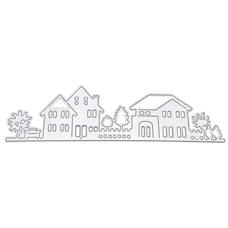 Креативный в форме домика вилла высечка металла штампы Скрап бронь тиснение