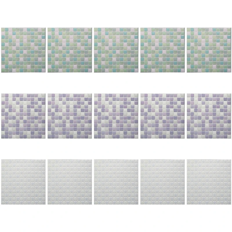 

5 Pcs Home Decorative Stickers, Kitchen Bedroom Corridor Table Floor Hard Tile Sticker Waterproof Self-adhesive Wall Stickers