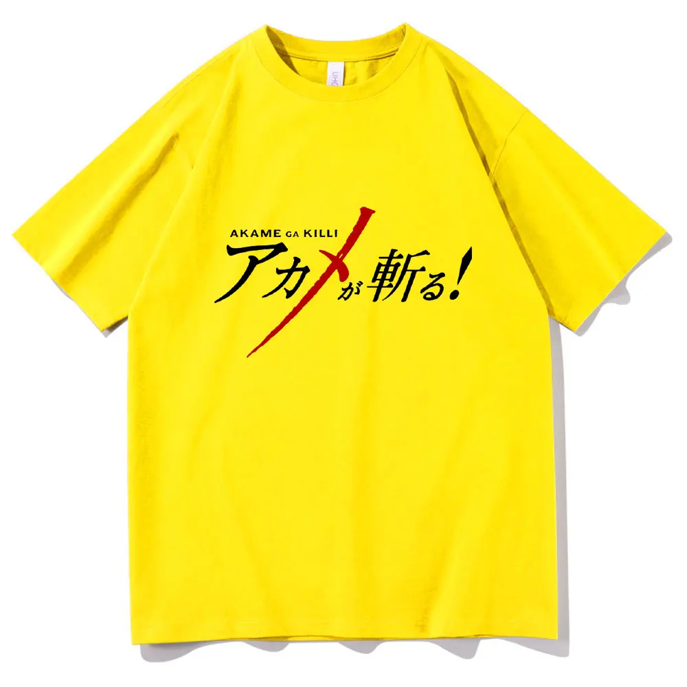 

Manga Anime T Shirt Akame Ga Kill Tshirt Summer Men Women Personality T-shirt Akame Short Sleeve Unisex Oversized EU Size Tee
