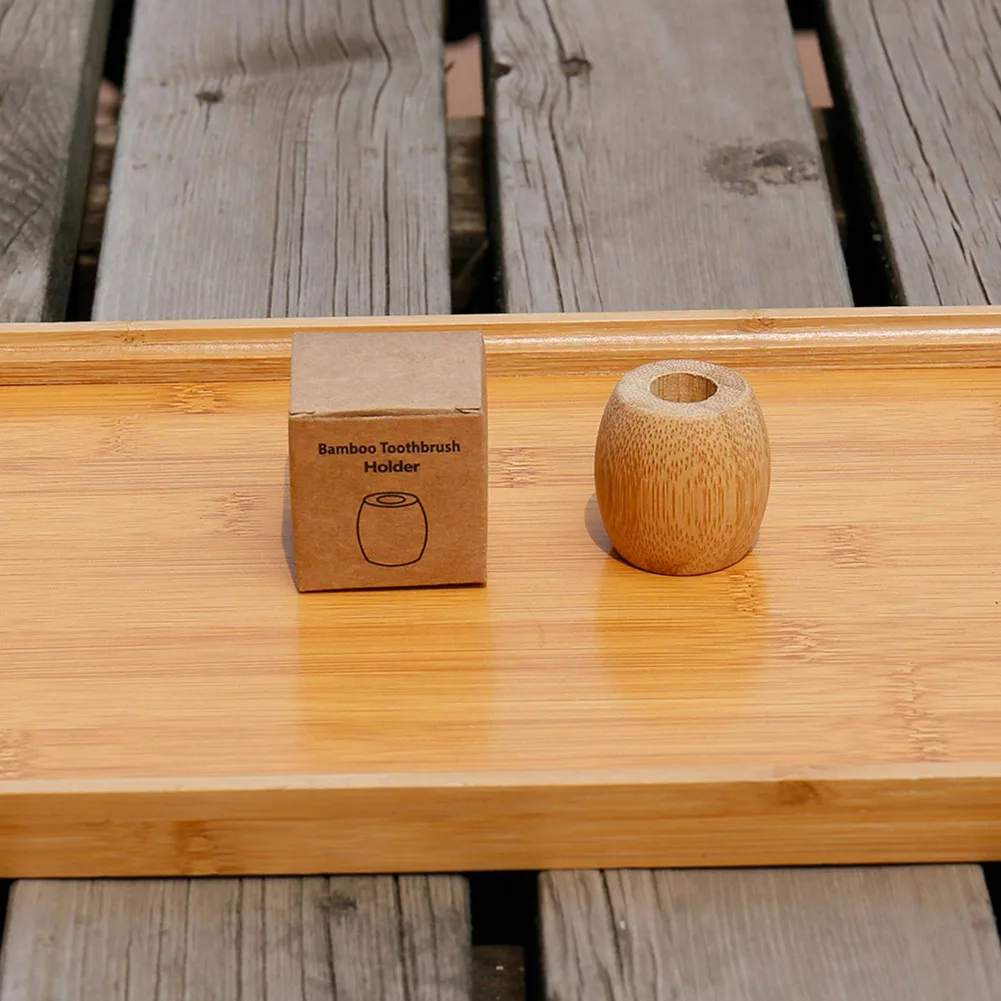 Экологичный бамбуковый чехол для зубной щетки деревянный держатель инструменты