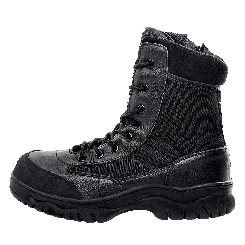 Unisex High Top Military Tactical Boots Men Leather Outdoor Waterproof Hunting Boots Women High Quality Camo Desert Magnum Boots