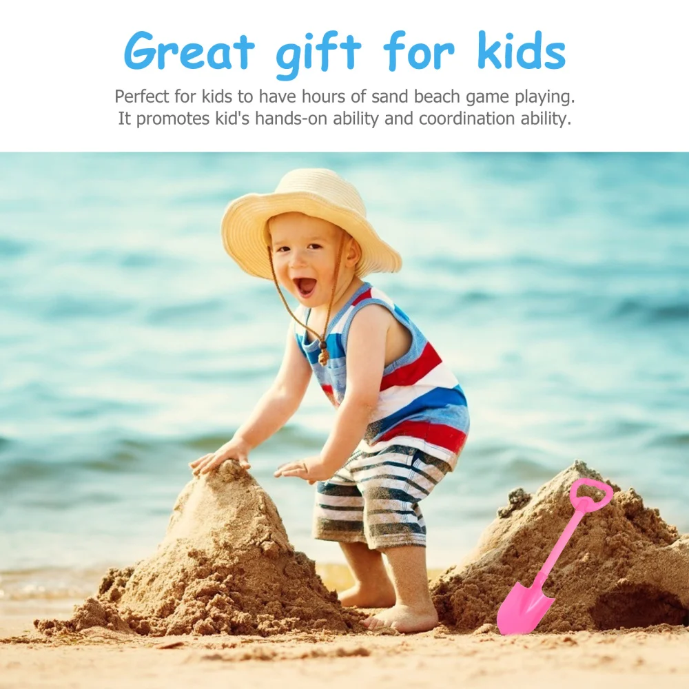 

4pcs Kids Beach Shovels Portable Beach Toys Funny Children Snow Playthings