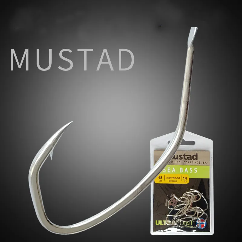 Mustad 13007 Sea крючки на окуня океан искусственный рот Глаза Вибрационный крючок Live