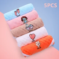 5pcs 30x30cmbaby bubble cotton gauze embroidery cotton saliva towel baby wash towel small square childrens handkerchief wipe