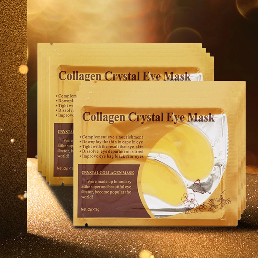 1 пара маски для глаз коллагеновые Кристальные гелевые подушечки под глаза