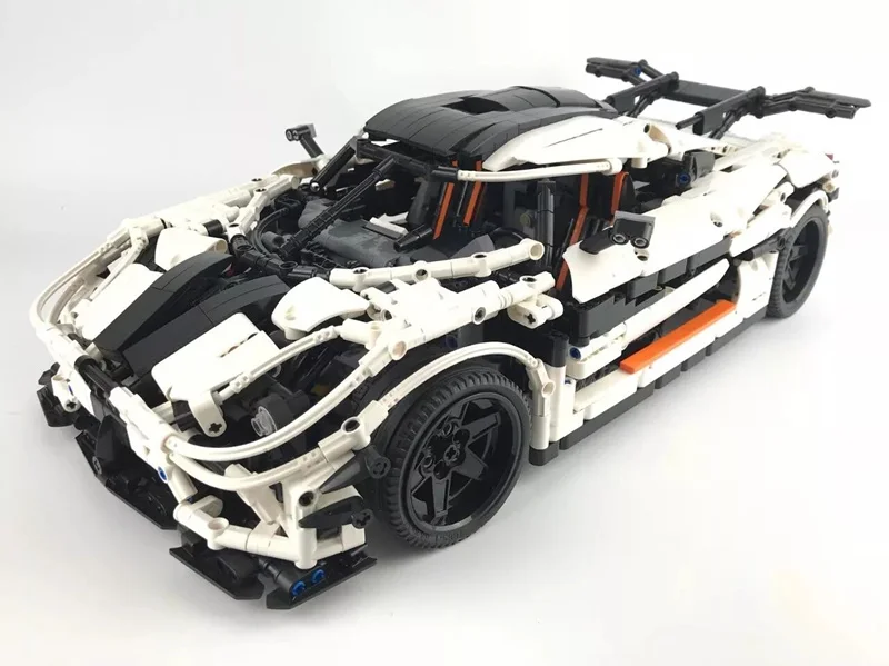 Новая серия Technic The One: 1, модель спортивного автомобиля, строительные блоки, совместимые 4789, Классические игрушки MOC для стайлинга автомобилей для детей
