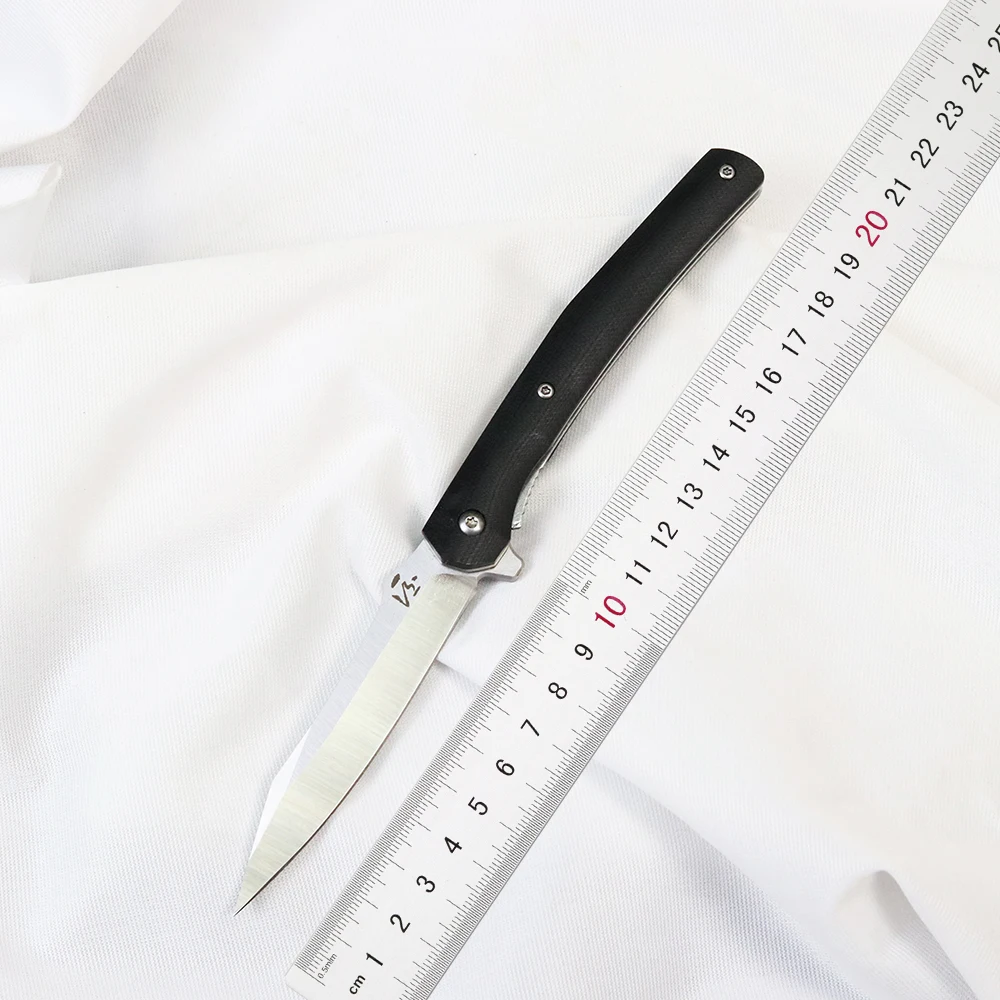 

2020 new folding knife 9Cr18MoV steel blade G10 outdoor hunting camping self-defense fruit knife EDC tool