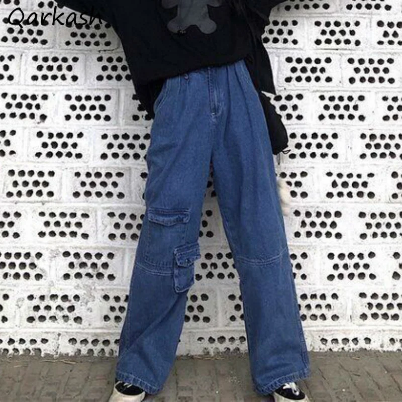 Джинсы женские с завышенной талией дизайнерские базовые винтажные хипстерские