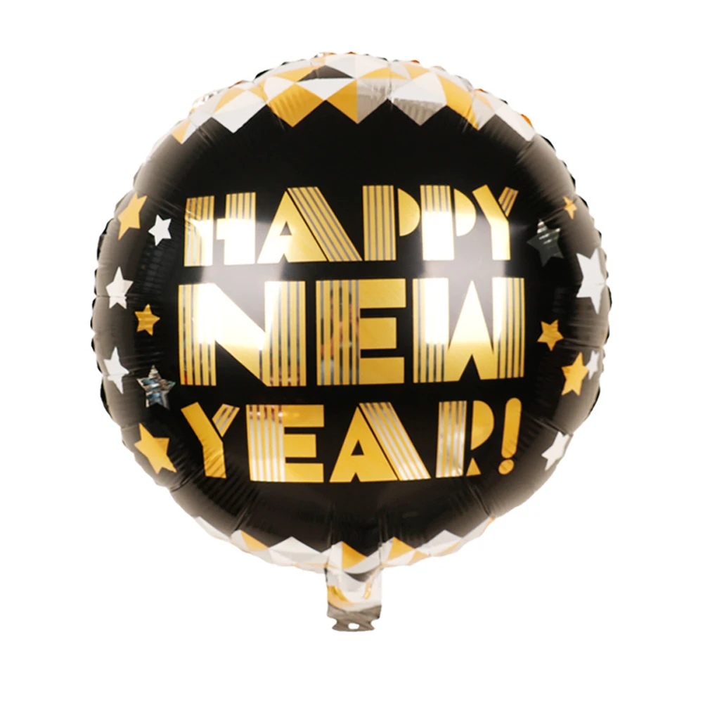 hotHappy New Year Foil Balloons 18inch Black Bottle Helium Globos Party Supplies Merry Christmas Decor Ballon | Дом и сад