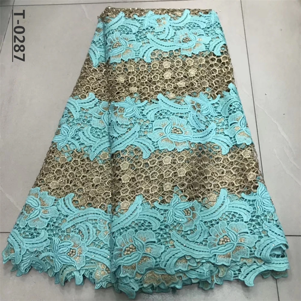 Приятное для кожи высококачественное аккуратное вышитое гипюровое кружево