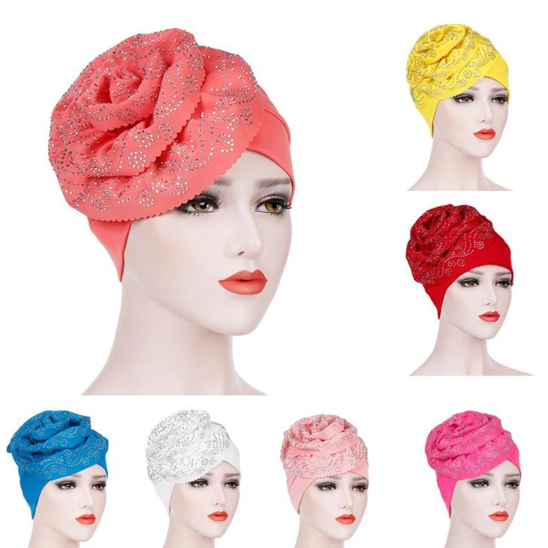 1 шт. женский хиджаб головной убор для выпадения волос Головной Платок Кристалл