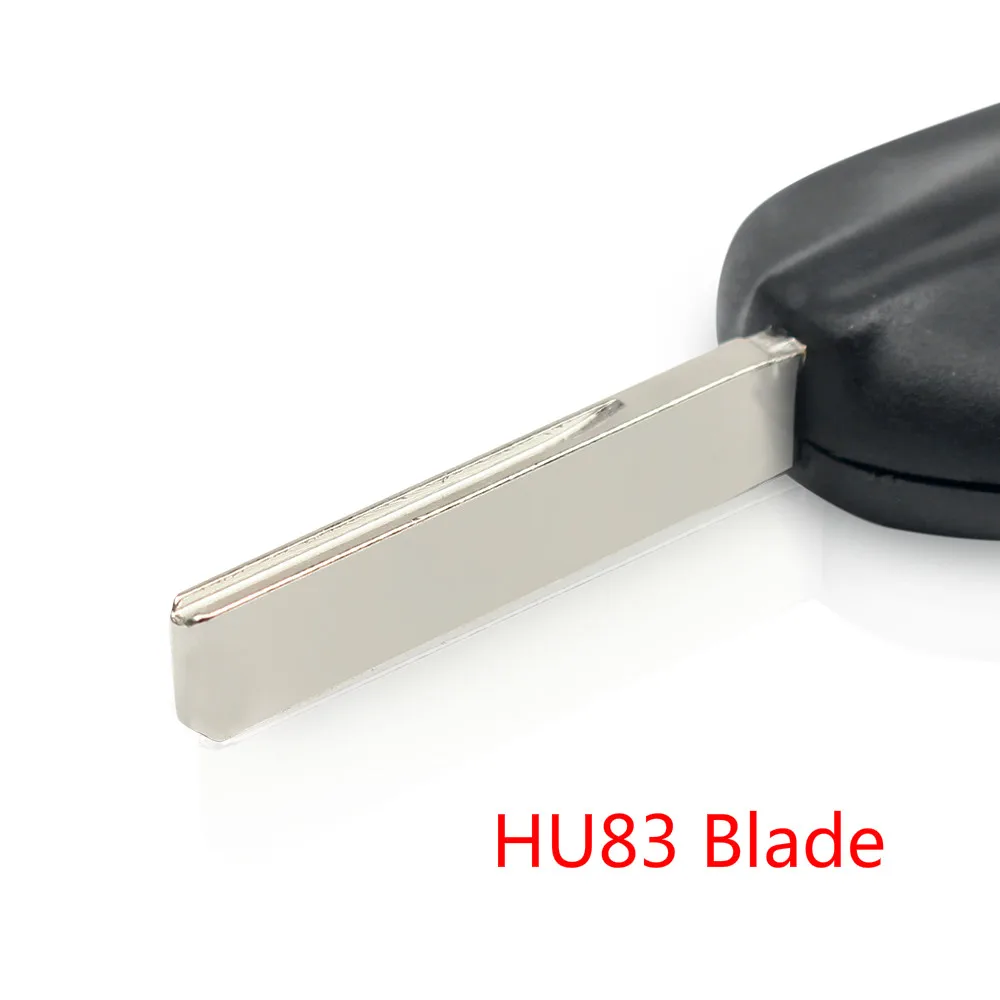 KEYYOU 10 шт. транспондер неразрезанный задний Чехол сменный брелок без чипа для Citroen