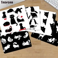 yndfcnb vintage cool cats black and white laptop computer mousepad for cs golol top selling wholesale gaming pad mouse