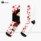 Носки Mafalda Power с удивленным лицом, Мультяшные носки, индивидуальные носки унисекс для взрослых и подростков, Молодежные носки с цифровым принтом 360 