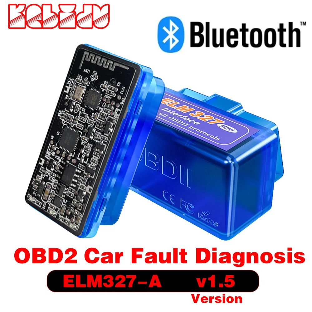 V2.1./V1.5 Super ELM327 Bluetooth-compatible Car Diagnostic cable ELM 327 mini brake fluid tester obd2 code readers scan tools | Автомобили