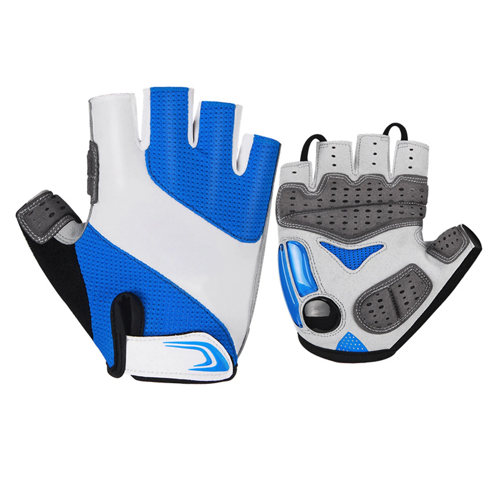 

Cycling Gloves Anti-slip Anti-sweat Half Finger Shockproof Breathable MTB Road Bicycle Gloves Sports Bike Gloves Superb