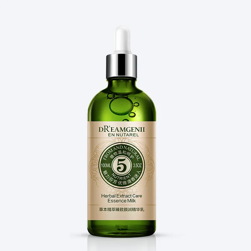 

herbal extract 100ml face serum face Lotion Whitening Male Female serum facial milk collagen serum lifting visage skin serum