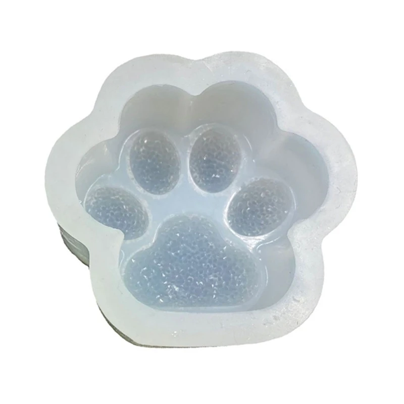 

Silicone Mold Love Cat Paw Keychain Epoxy Resin Mold DIY Keychain Pendant Jewelry for Valentine Love Gift Craft A5KE