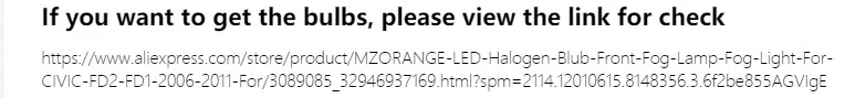 MZORANGE Противотуманные фары светильник переднего бампера без лампы 33950-TX3-H01 для CIVIC FD2 FD1 2006-2011 Для CIIMO 2012 2013 1/2 шт
