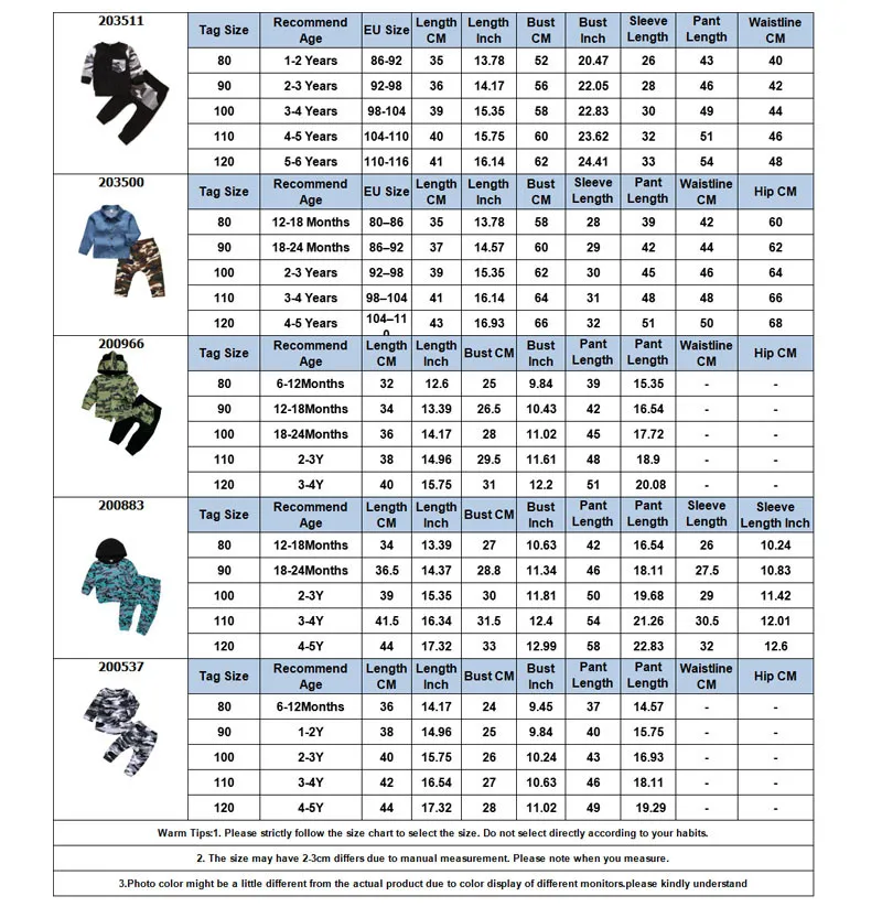 Fall 2019 toddler Autumn Kids tracksuit boys camouflage hoodies little boy fashion clothes 5t winter children D20 | Детская одежда и