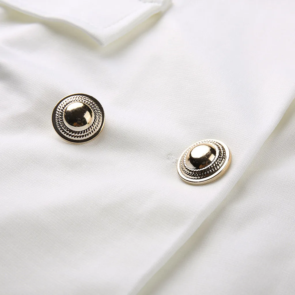 

Autumn Spring Women Solid Color Work Dress Double Breasted Button Long Sleeve V Neck Women Mini Dresses Elegant ropa mujer 2020