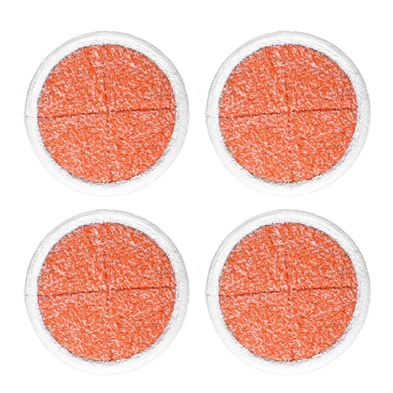 

New 4 Packs Heavy Scrub Mop Pads Replacement For Bissell Spinwave 2039A 2124 Powered Hard Floor Mop