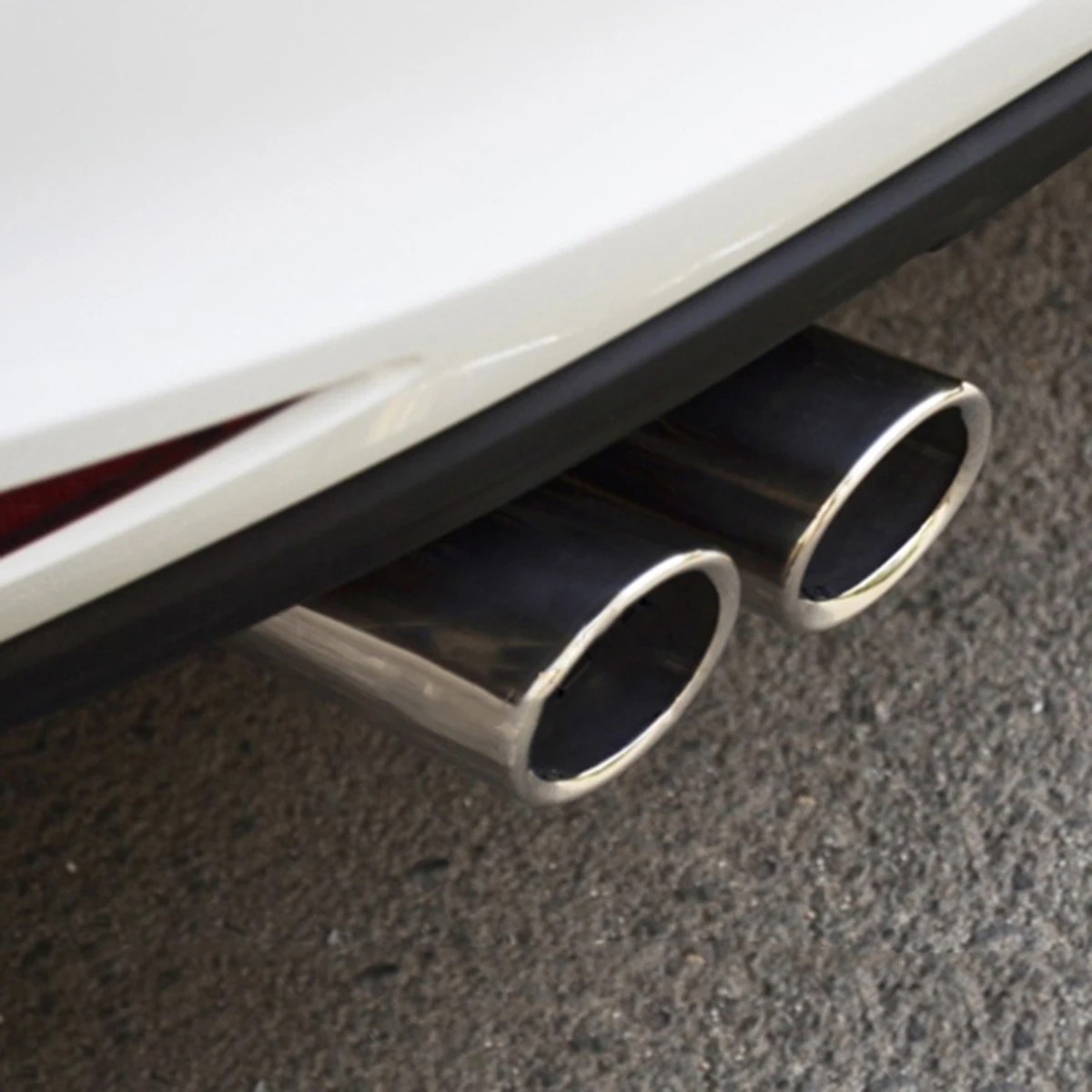 Хромированный глушитель выхлопной трубы для BMW E90 E92 E93 325 325i 328 2006-2010 аксессуары