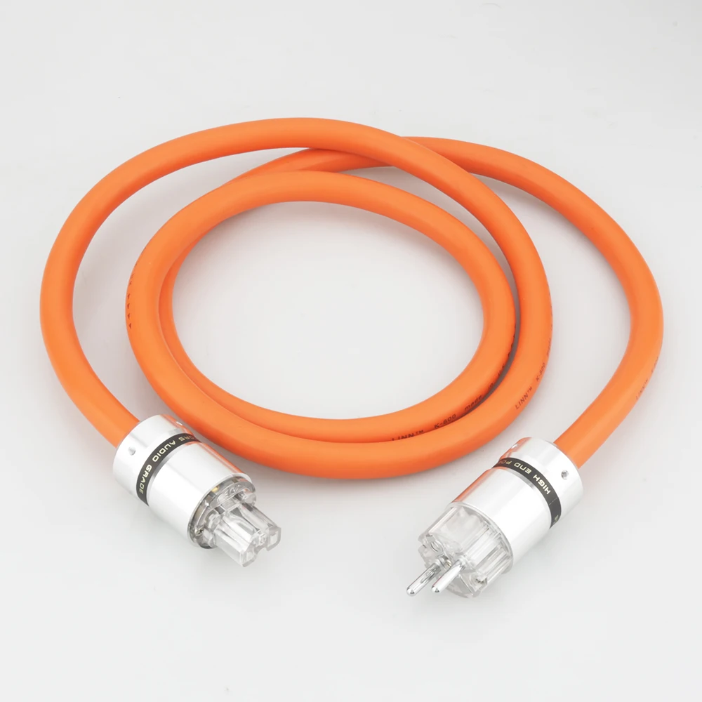 Высокое качество P113 (стиль LINN K800) 5N OFC Чистая медь европейский стандарт Разъем питания EU Schuko шнур питания HIFI Высокое качество P113 (стиль LINN K800) 5N OFC Чистая медь европейский стандарт Разъем питания EU Schuko шнур питания HIFI