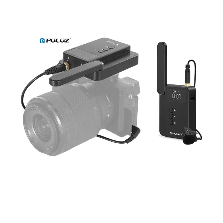 

Manufacturer OEM PULUZ Dual-Channel Wireless Microphone System with Transmitter and Receiver
