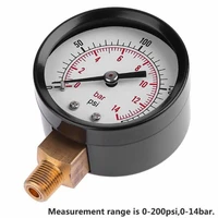 ts 40 300psi 0 20bar 0 300psi precision pressure gauge air compressor pressure gauge water pressure tester