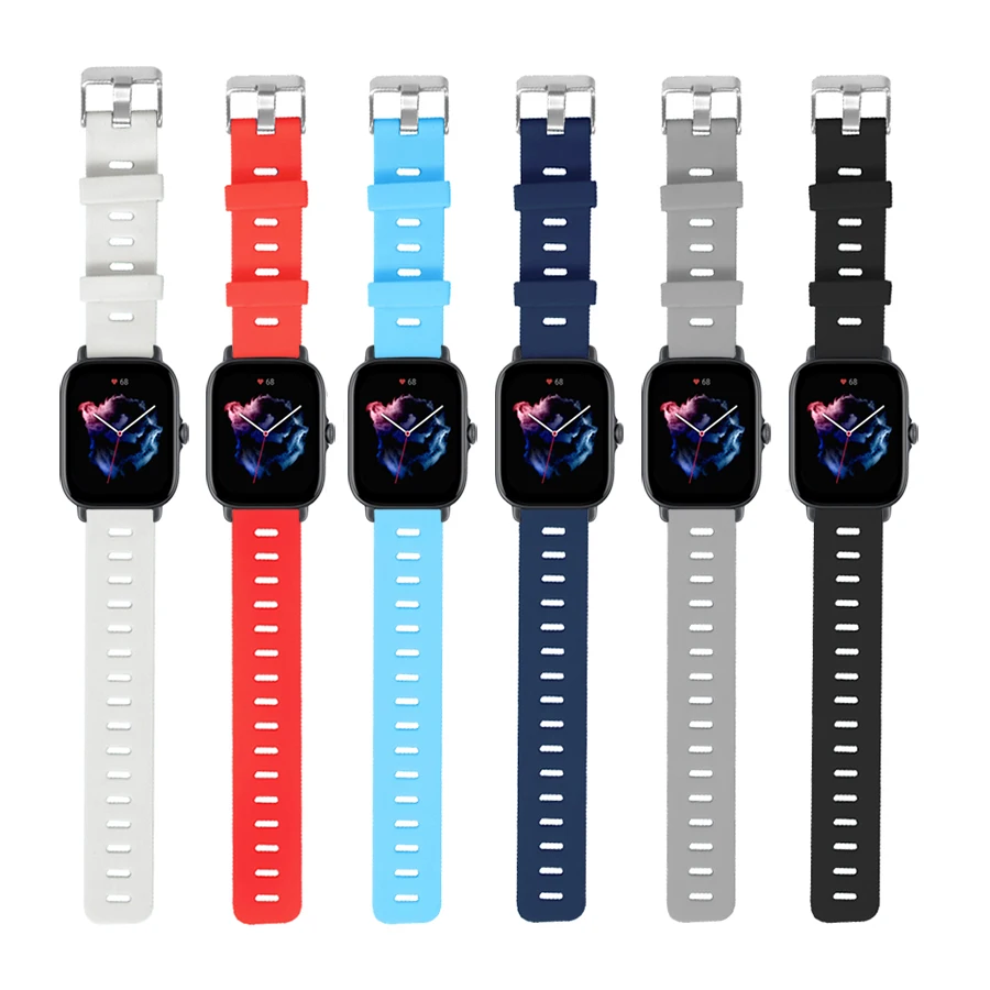 

Ремешок 20 мм для часов Amazfit GTS 3 2 Mini, сменный ремешок для часов, аксессуары для Xiaomi Huami Amazfit GTS 2E