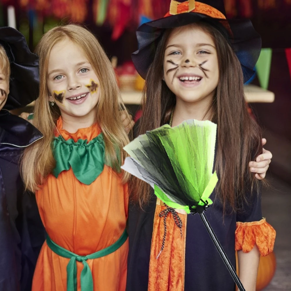 Декоративная метла ведьмы на Хэллоуин ведьма летающая брошь реквизит для