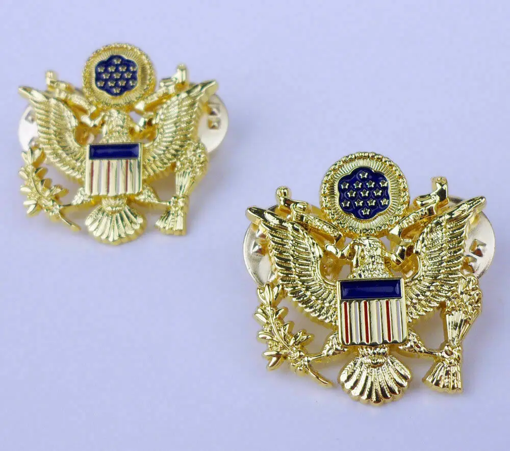 Tomwang201. Пара армии США общего звание офицера миниатюрный значок открытыми плечами