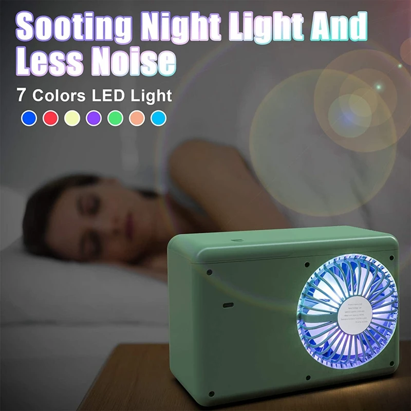 

Personal Air Cooler, Portable Air Conditioner, Rechargeable Mini Air Conditioner Fan for Car, Desktop, Office