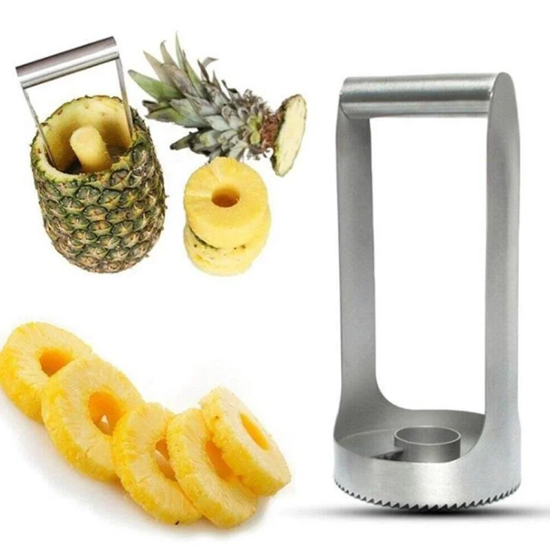 

1pc Fruit Vegetable Knife Stainless Steel Gadget Kitchen Accessories Pineapple Peeler Spiralizer Cutter Core Peel Slicer