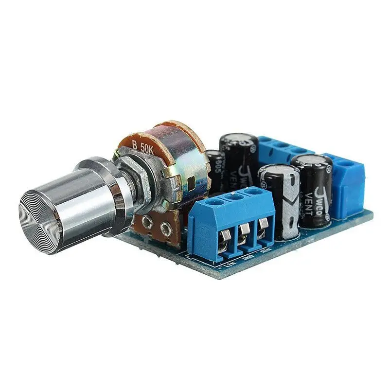 TDA2822 TDA2822M Mini 2.0 Channel 2x1W Stereo Audio Power Amplifier Board DC 5V 12V CAR Volume Control Potentiometer Module | Электроника
