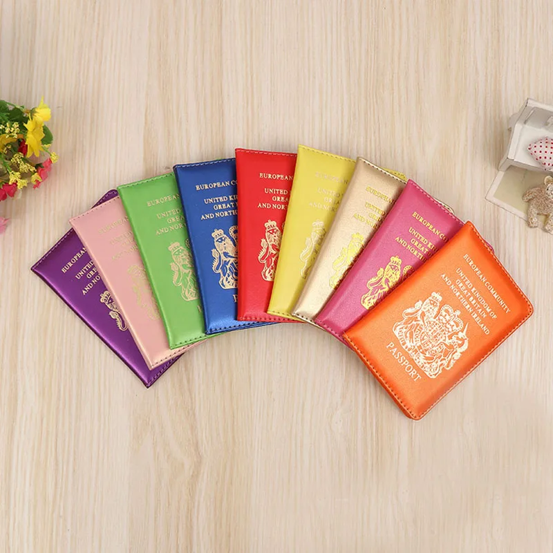 Женская Обложка для паспорта HEQUN из мягкой искусственной кожи с закругленными