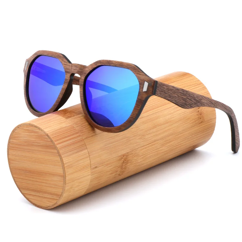 Мужские солнцезащитные очки ручной работы UV400 поляризованные в стиле