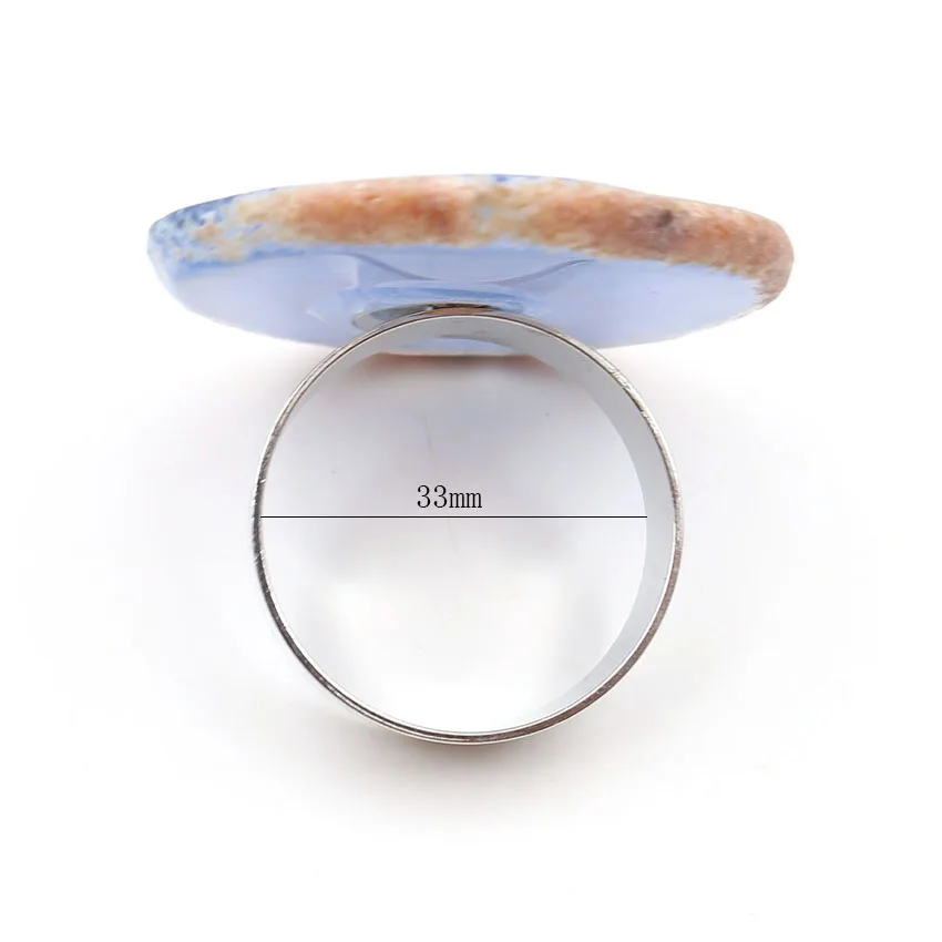 YJXP кольца для салфеток из натурального камня и агата полированная искусственная