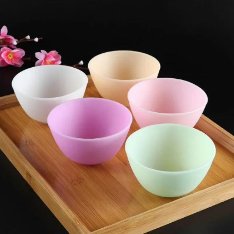 

DIY Silicone Facial Masks Making Bowl DIY Cosmetic Tool Mixing Bowl Beauty Makeup Devices Handmade DIY Paint Seasoning Container