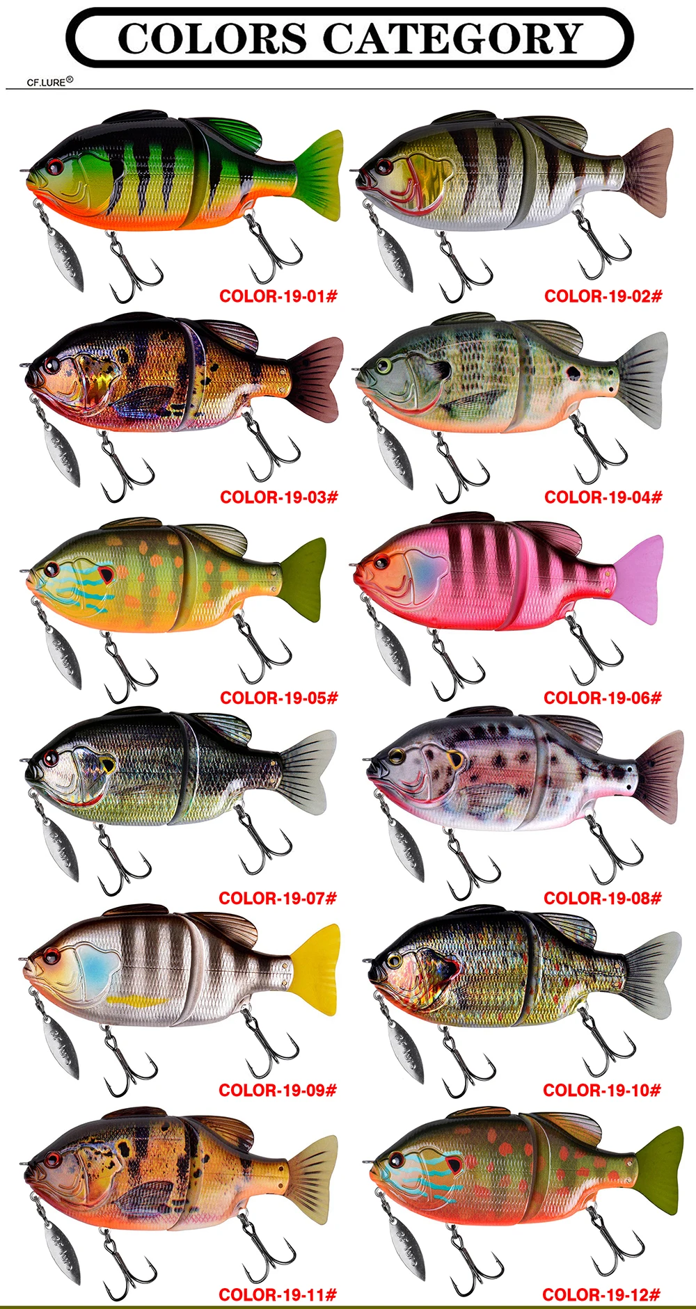 CF приманка 120 мм 50 г 140 мм 70 г Topwater Tilapia плавающая шарнирная приманка с спиннером Swimbaits приманка для ловли окуня