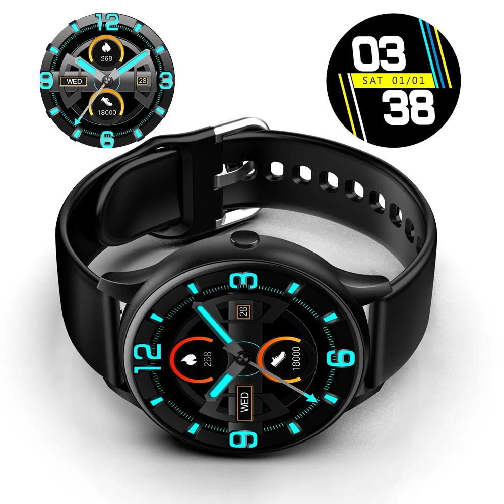 

SENBONO K21 New Smart Watch Fitness Tracker support Multi-dial Blood Pressure Oxygen Heart Rate Thermometer Monitor Smartwatch