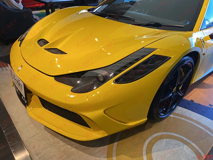 Z ART SC передний бампер и передняя крышка багажника для 458 Модифицированная тюнинг