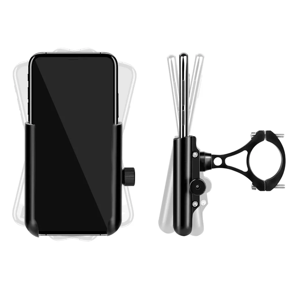 Bicycle Phone Mount Aluminum Bike Holder With 360° Rotation Adjustable Soporte Brompton велотовары New | Спорт и
